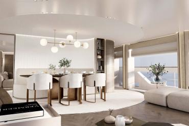 Details of Sirena 118 superyacht interiors - photo